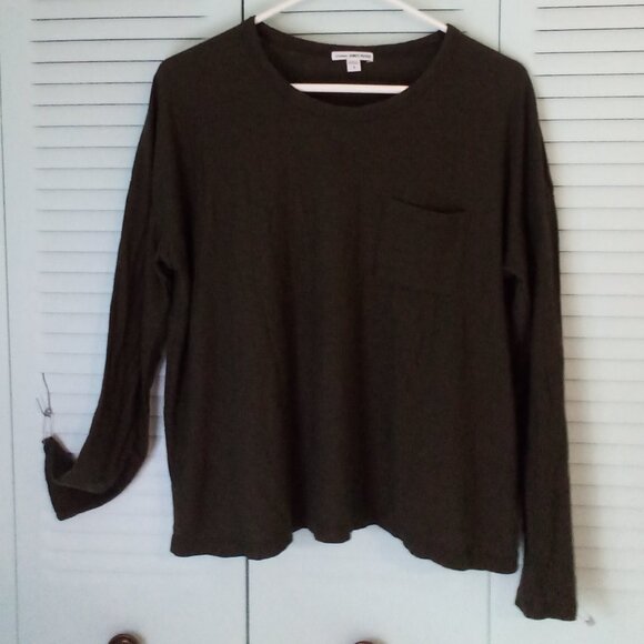 STANDARD JAMES PERCE SZ 3 / LRG LONG SLEEVE POCKET TEE COTTON BLEND WSVH3702CU - Picture 1 of 7